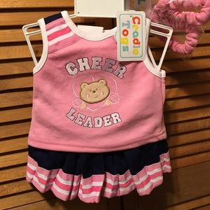 Cradle Togs Infant Cheerleader Outfit w/Headband